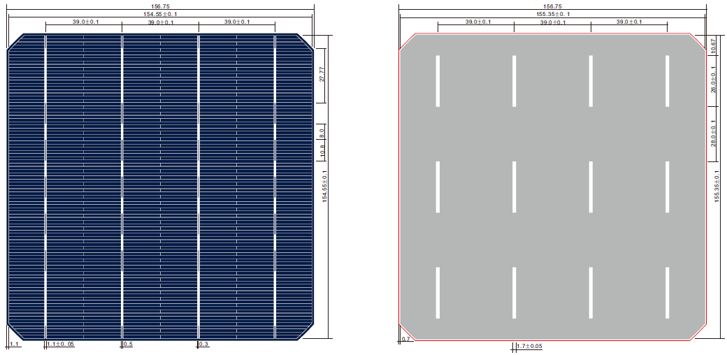 156mm solar cell 4BB 156mm solar cell 4BB