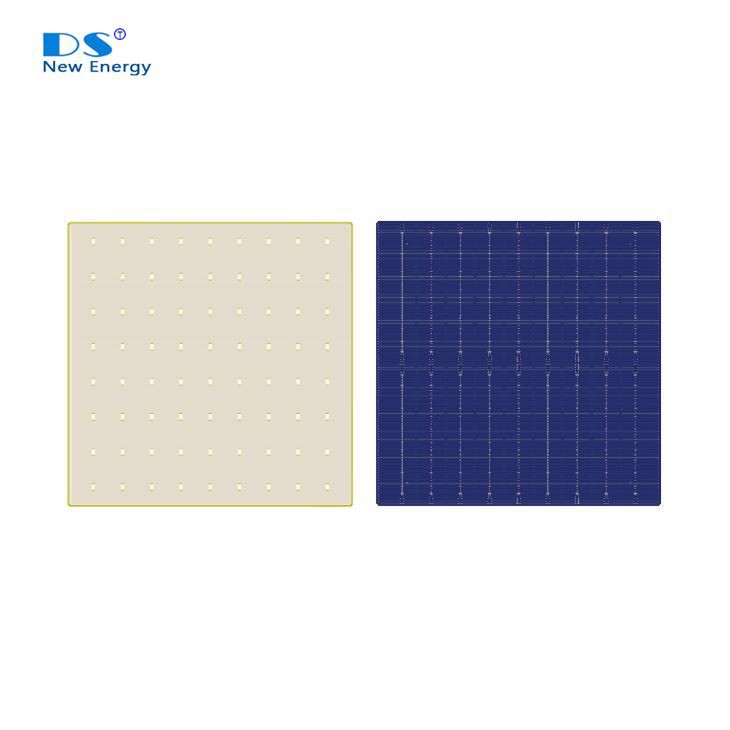Célula solar de silício monocristalino tipo P 158,75 mm